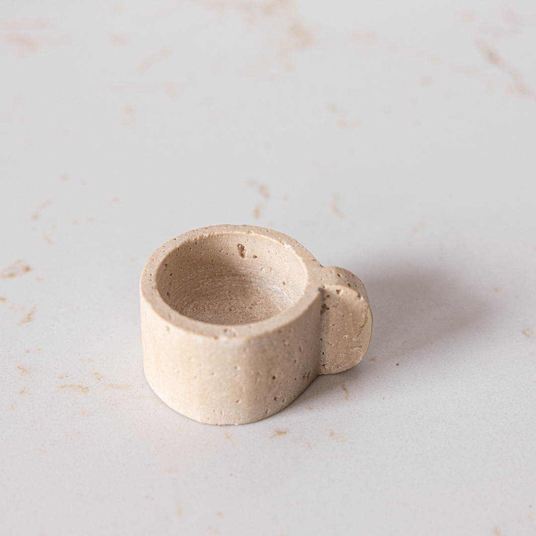 Travertine Mini Dish | By Luxe B Co 