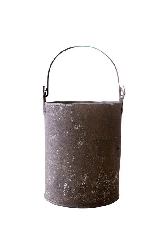 Vintage Metal Bucket | By Luxe B Co. 