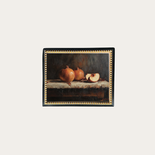 Moody Pomegranate Framed Art | By Luxe B Co. 