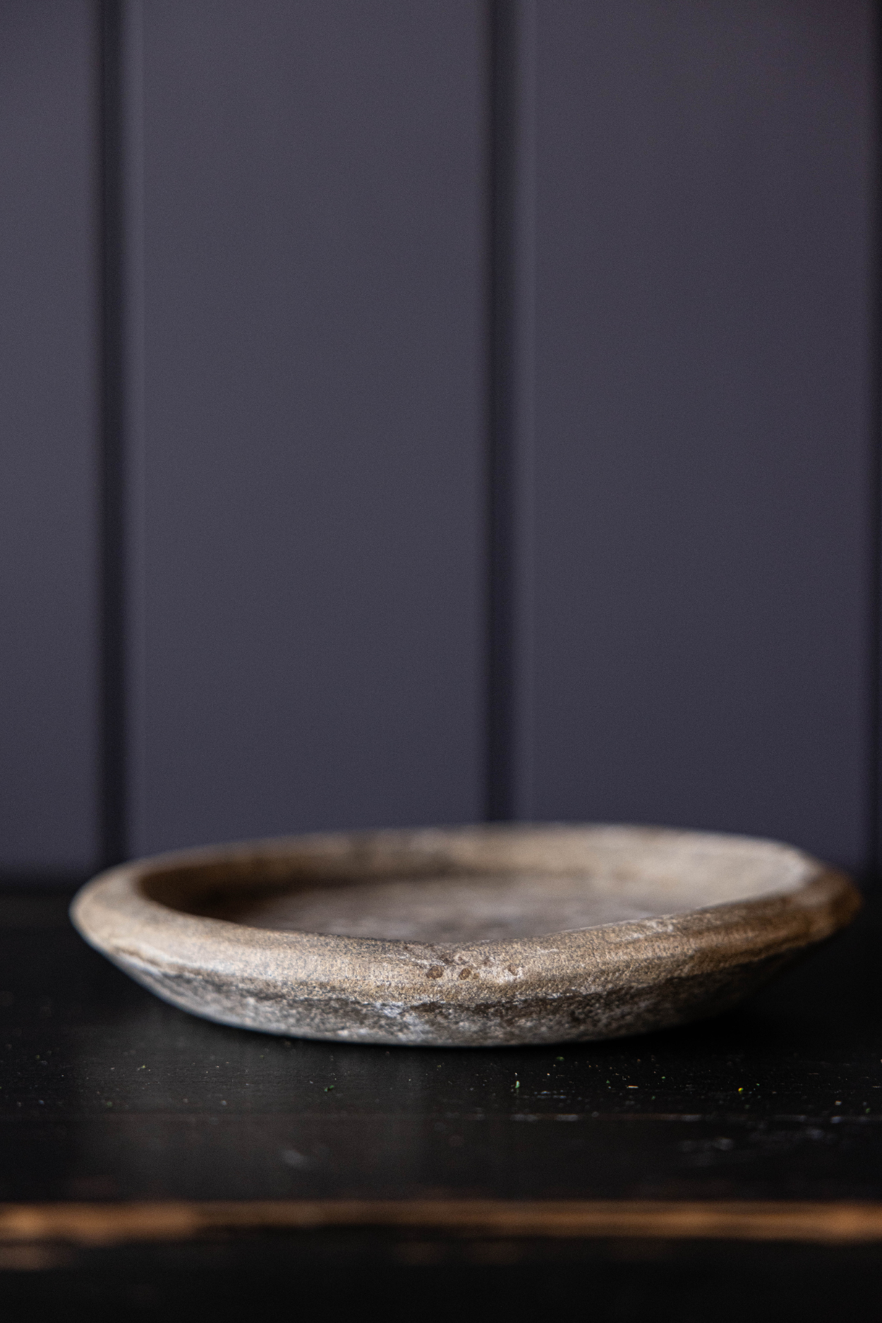 Vintage Inspired Grey Stone Bowl | By Luxe B Co