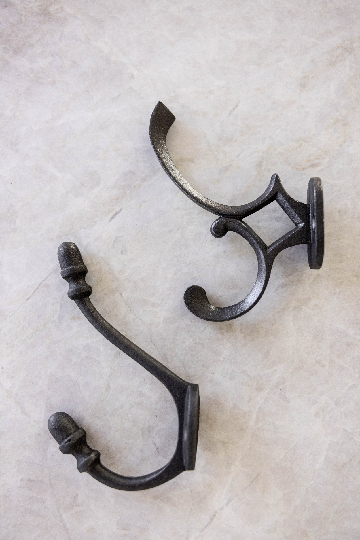 Iron Double Acorn Coat Hook | By Luxe B Co. 