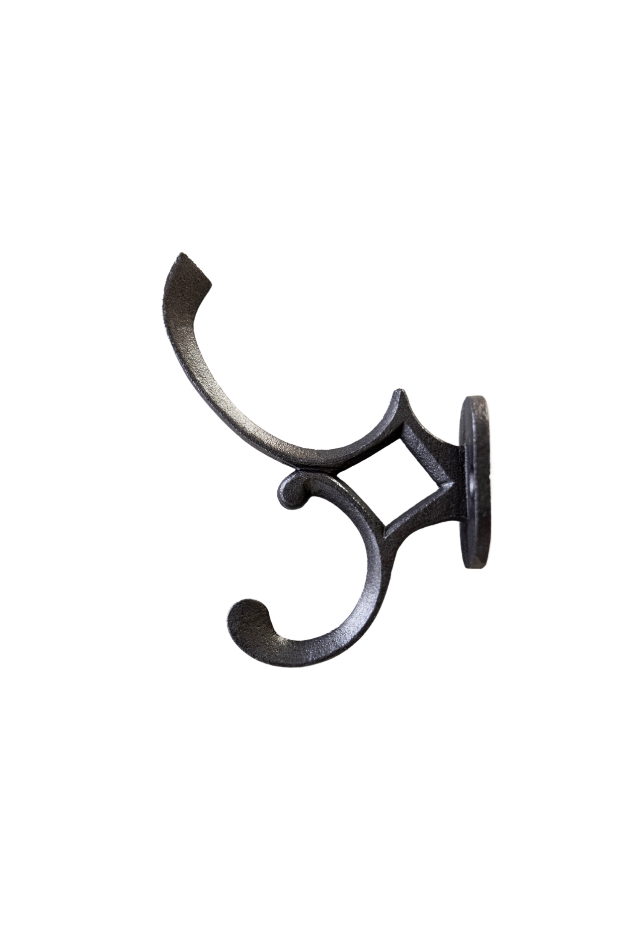 Iron Edwardian Double Coat Hook | By Luxe B Co. 