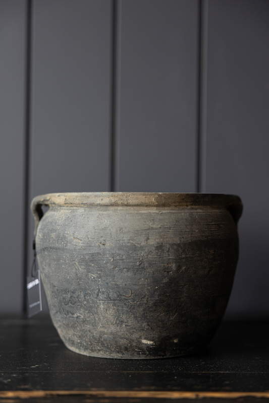 Vintage Porcelain Pot With Handles | One Of A Kind | By Luxe B Co.