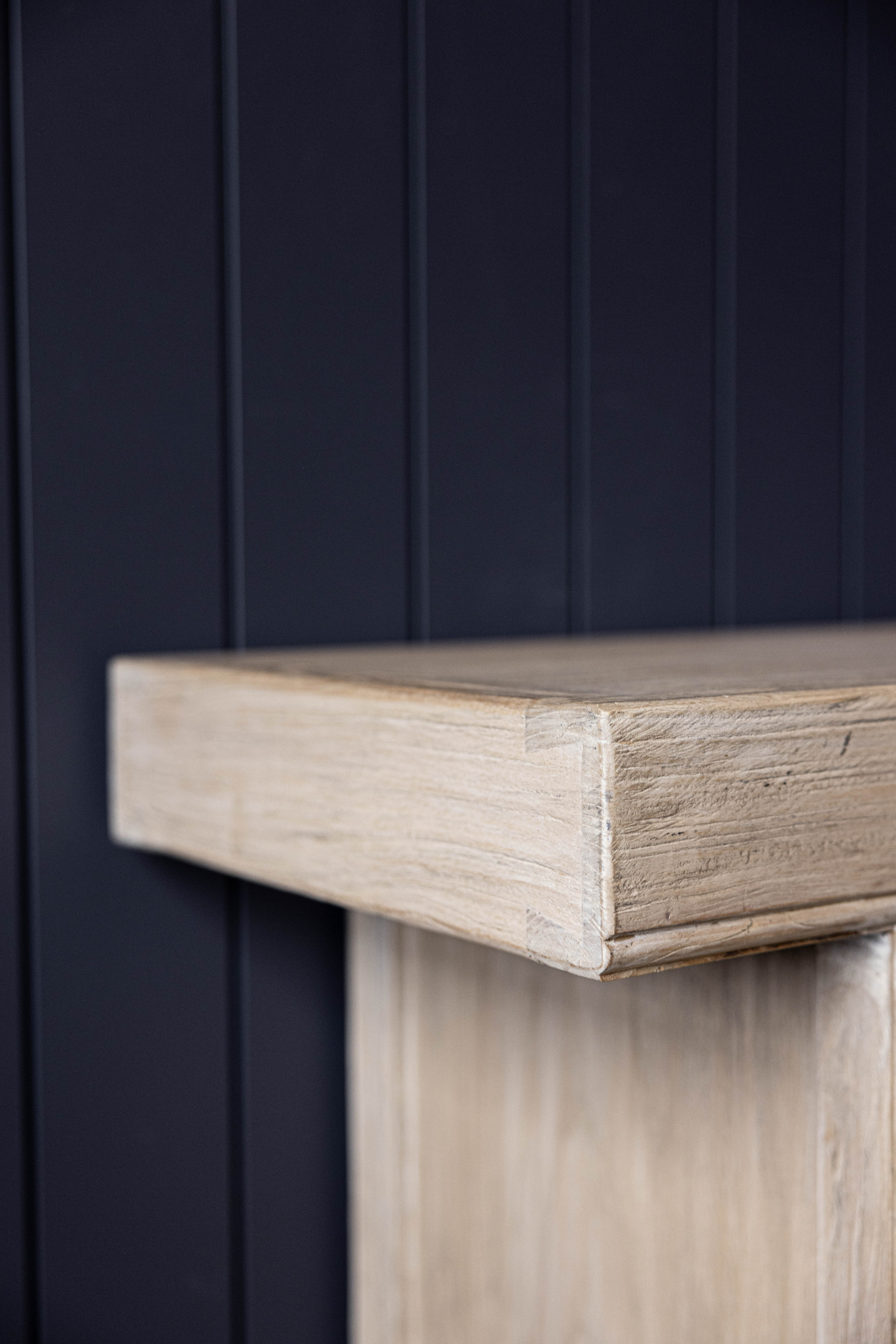 Vintage Studio Elm Wood 13-Drawer Console Table | By Luxe B Co. 
