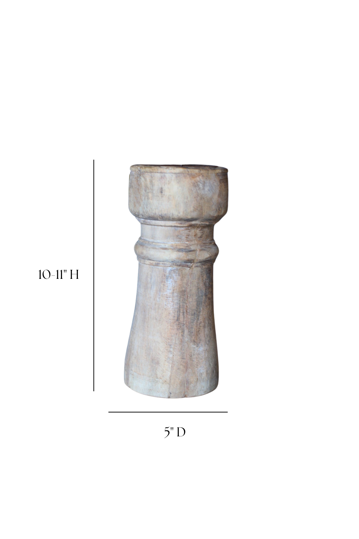 Vintage Wooden Candle Pillar | By Luxe B Co. 