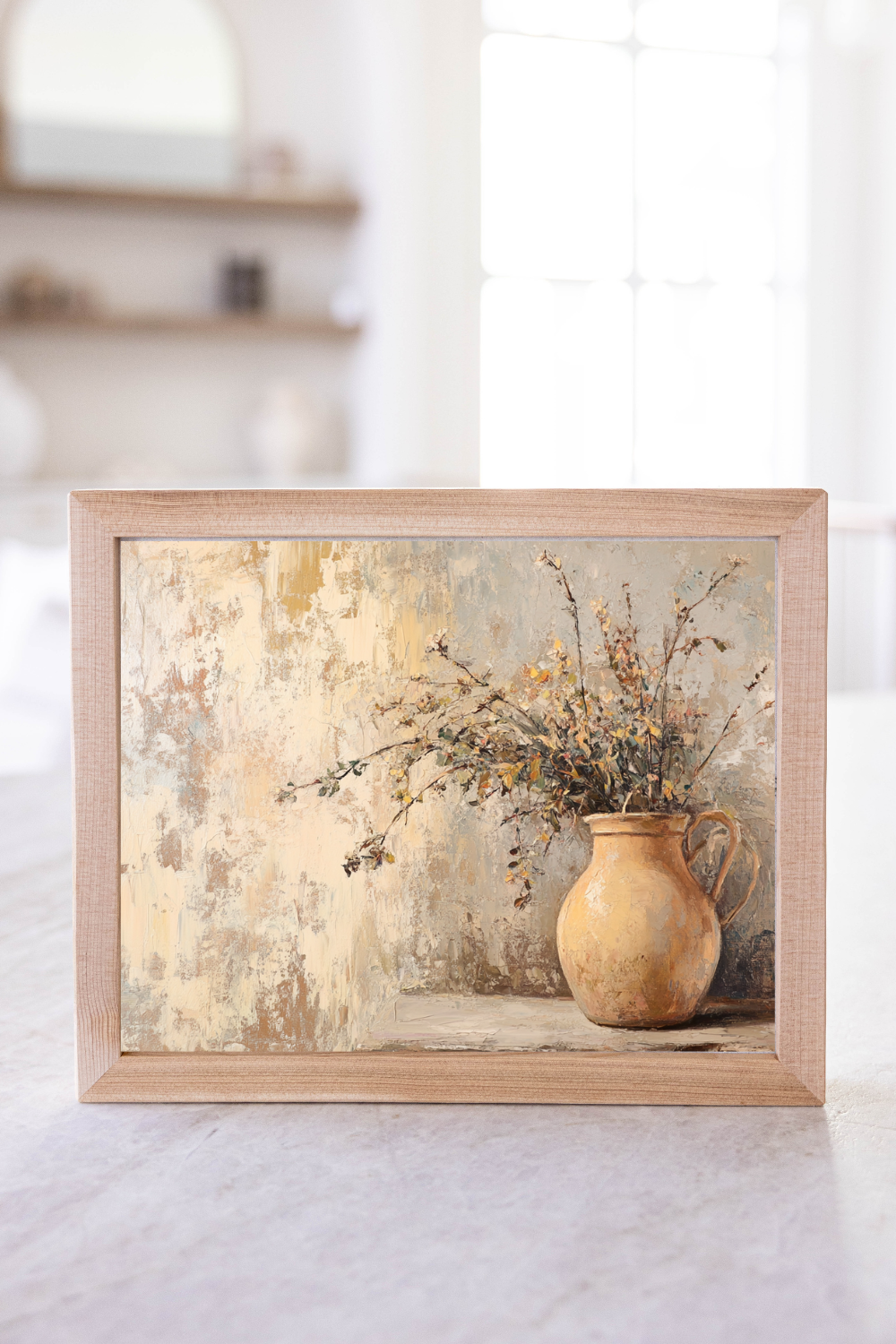 Vintage Tuscan Pots Framed Art | 042