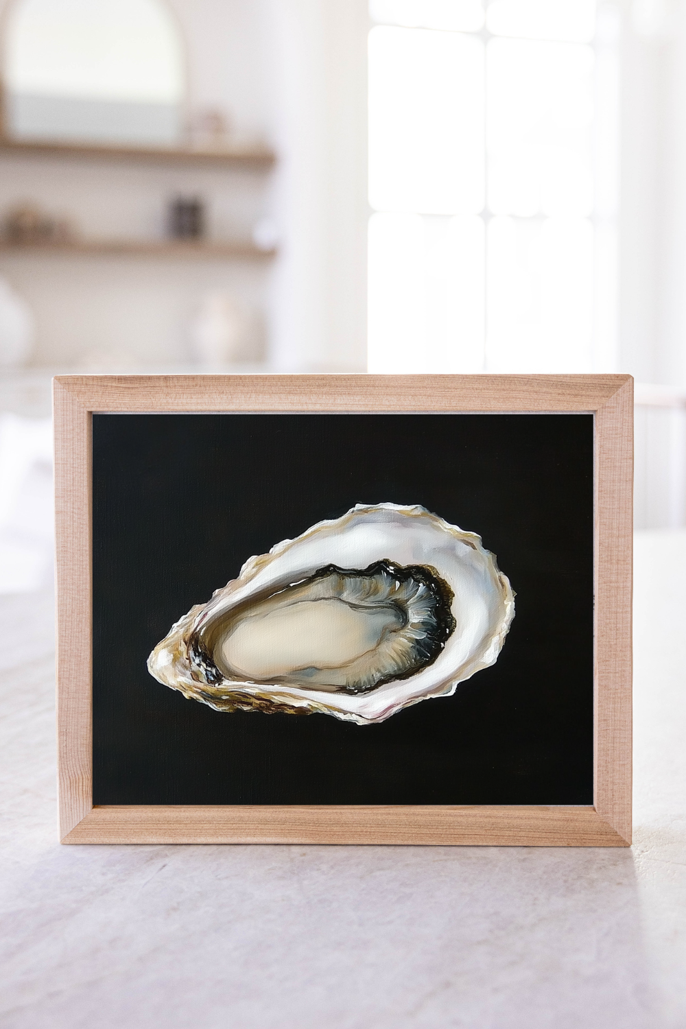 Vintage Dark Oysters Framed Art | 025