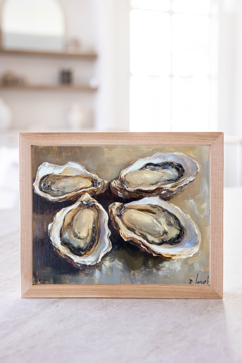 Vintage Oysters Framed Art | 024