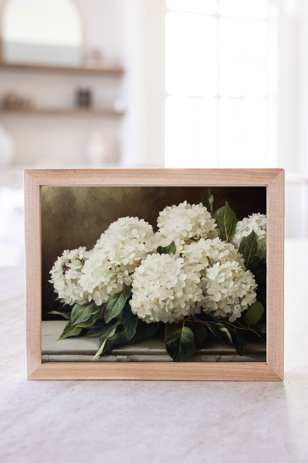 Vintage hydrangeas Framed Art | 032