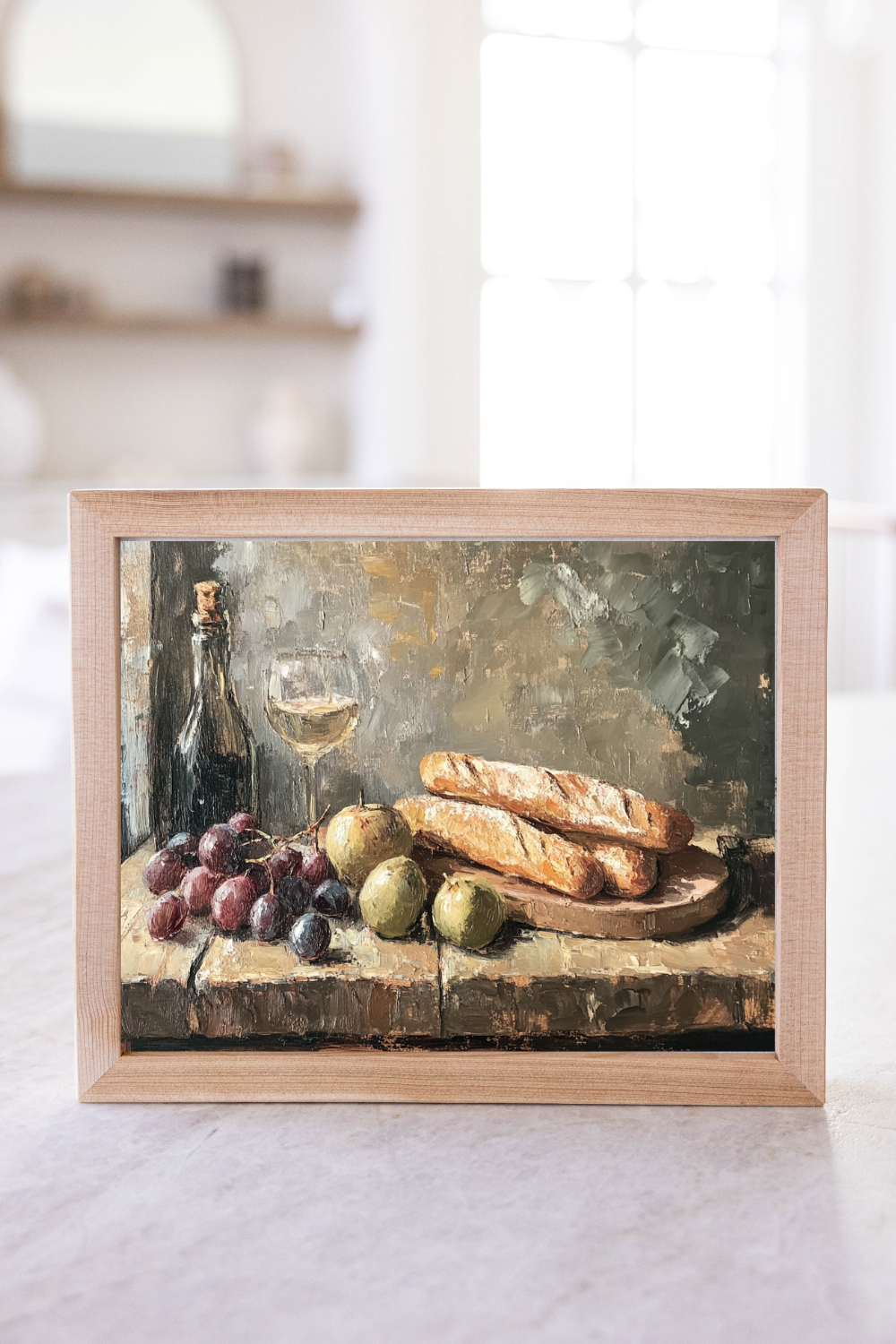 Vintage French cuisine Pine Framed Art | 005