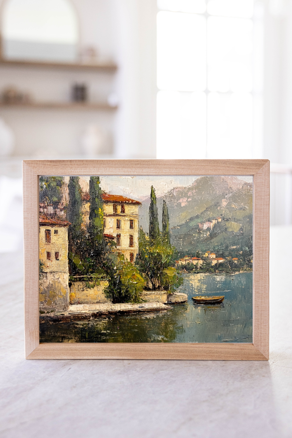 Vintage Italy Coast Framed Art | 017