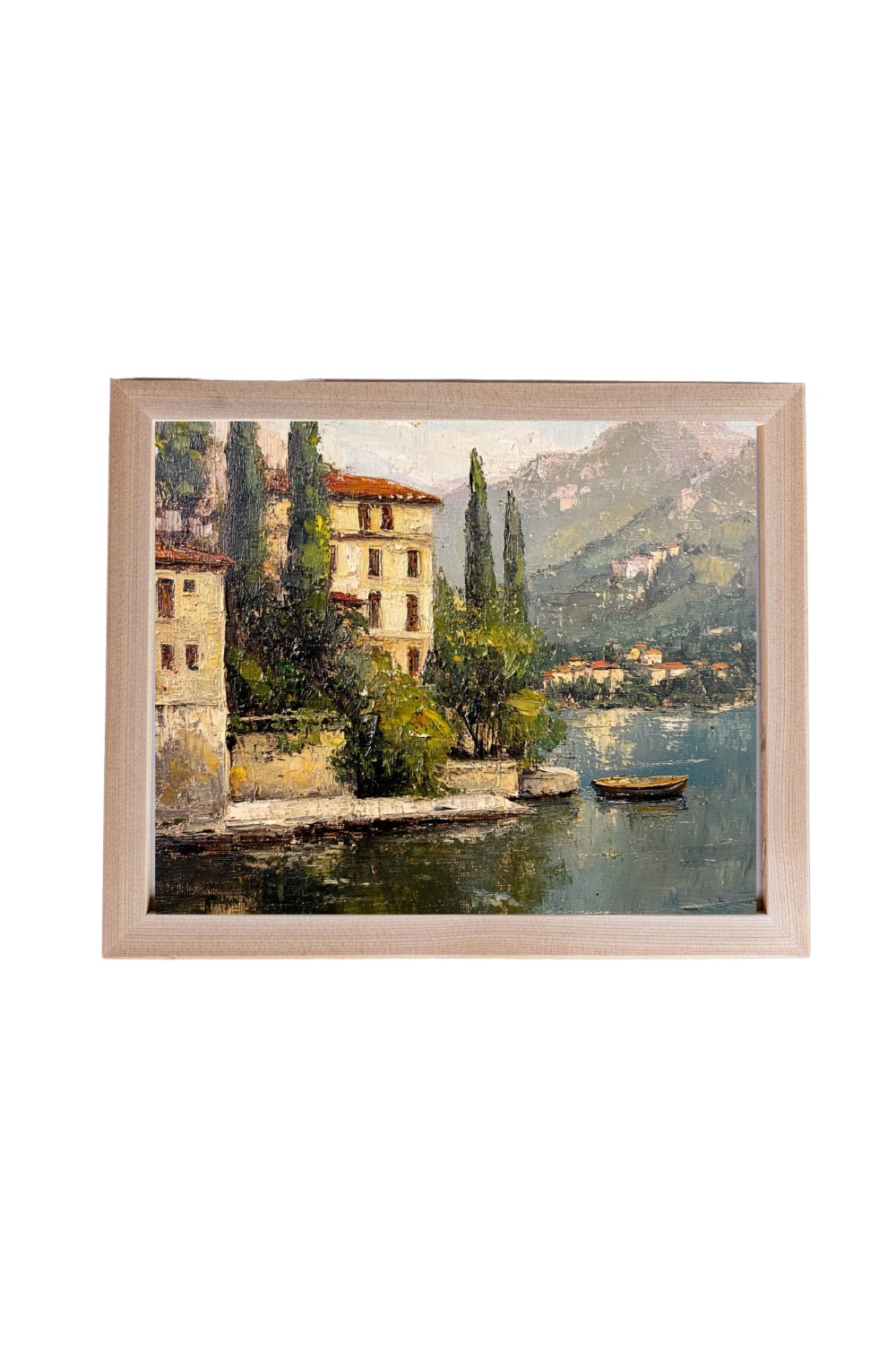 Vintage Italy Coast Framed Art | 017