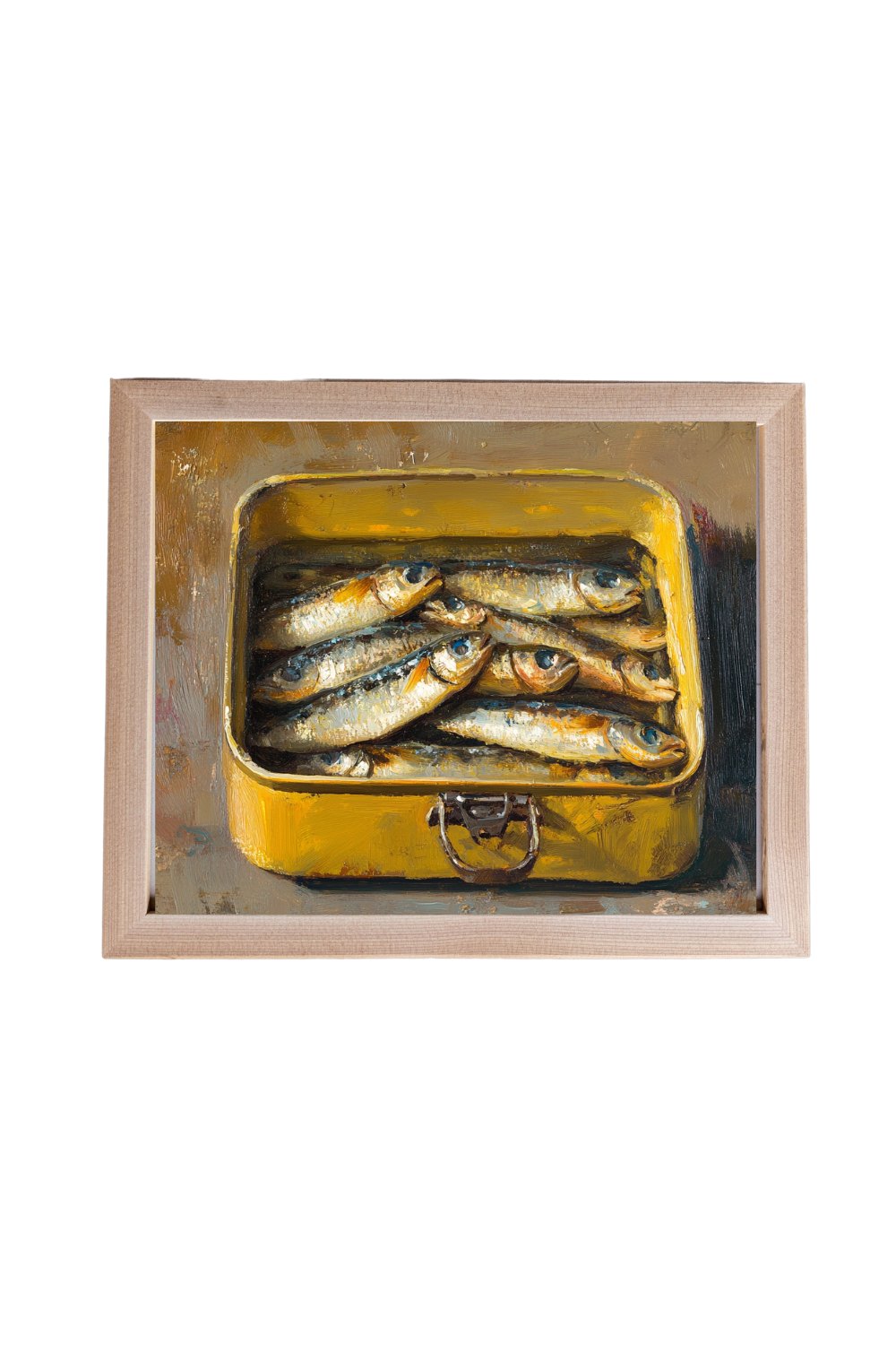 Vintage Canned Sardines Framed Art | 014