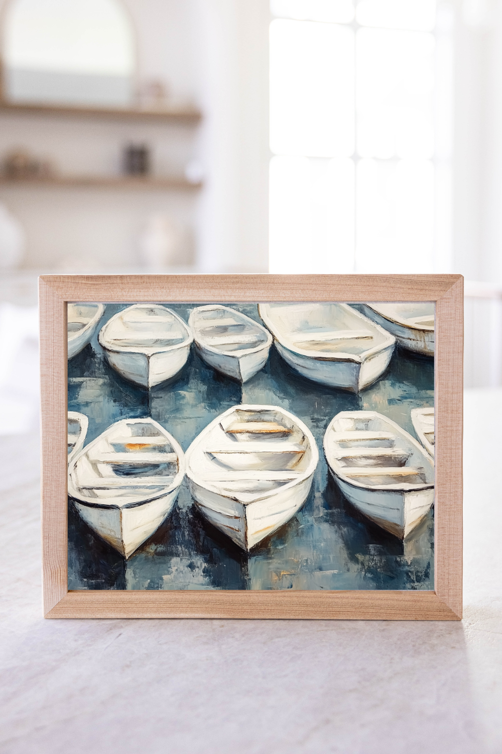 Vintage Row Boats Framed Art | 034