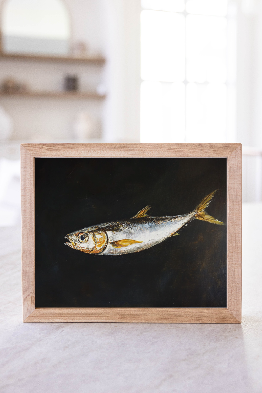 Vintage Solo Sardine Framed Art | 029