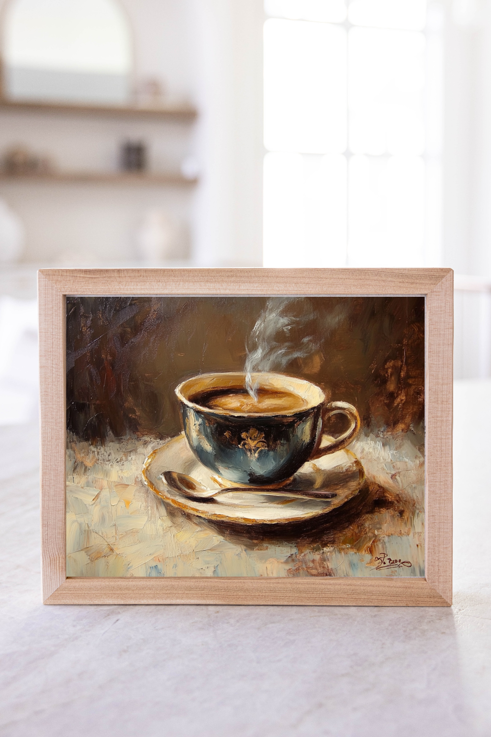 Vintage Cafe Latte Framed Art | 015