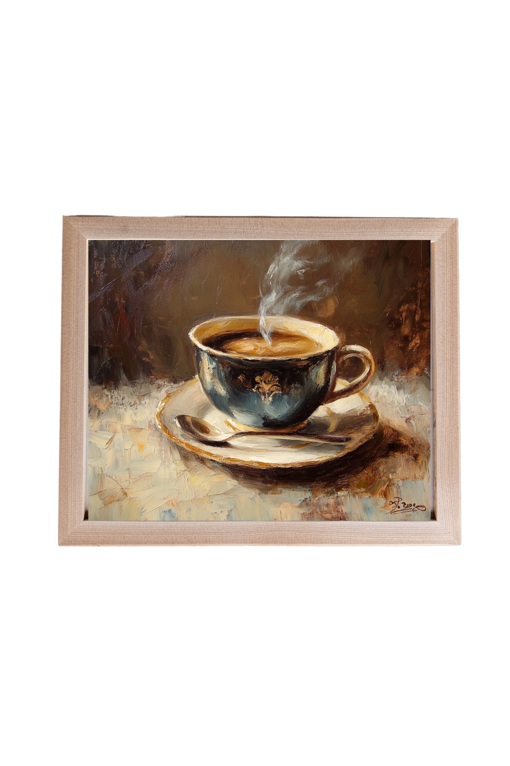 Vintage Cafe Latte Framed Art | 015