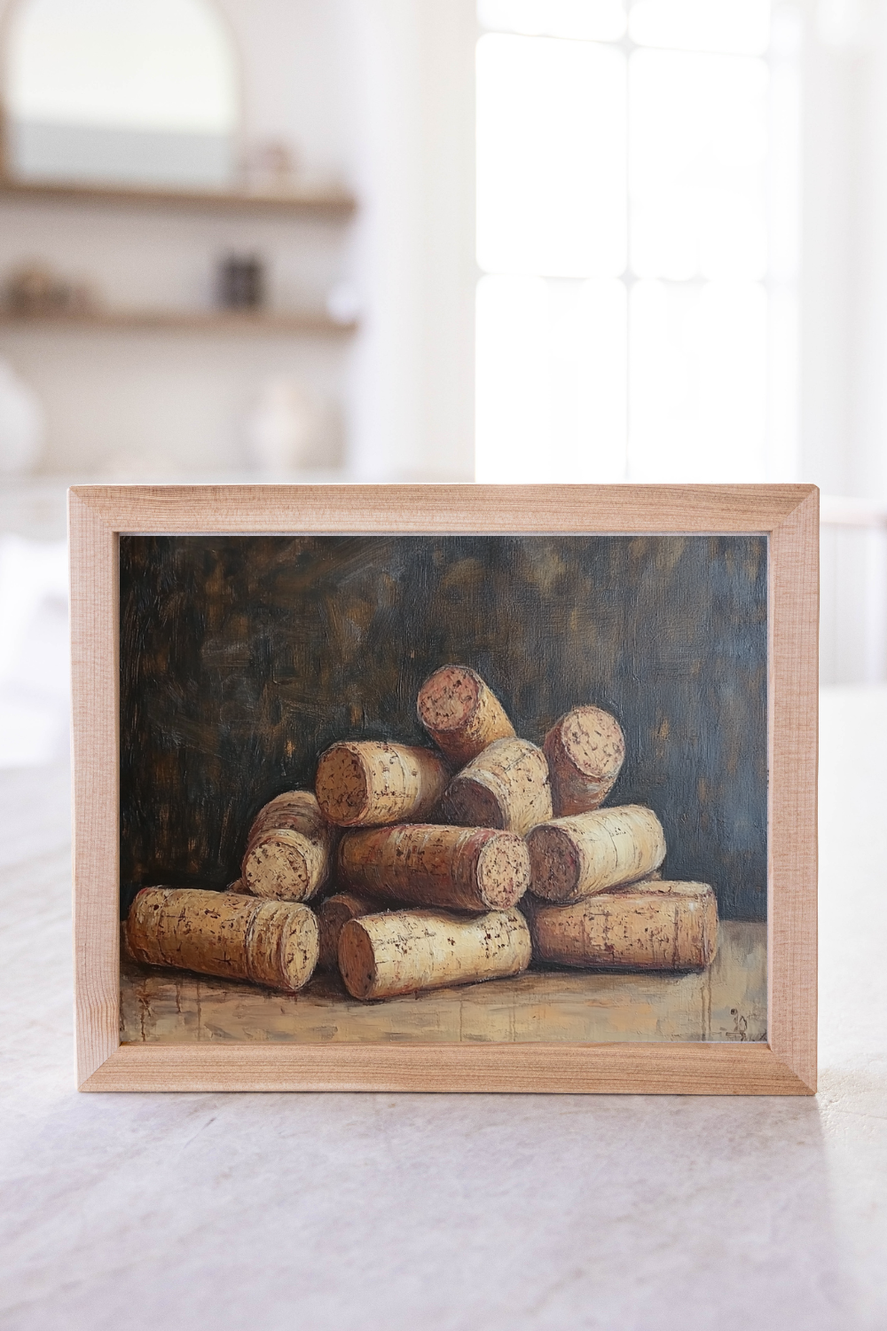 Vintage wine corks Framed Art | 016