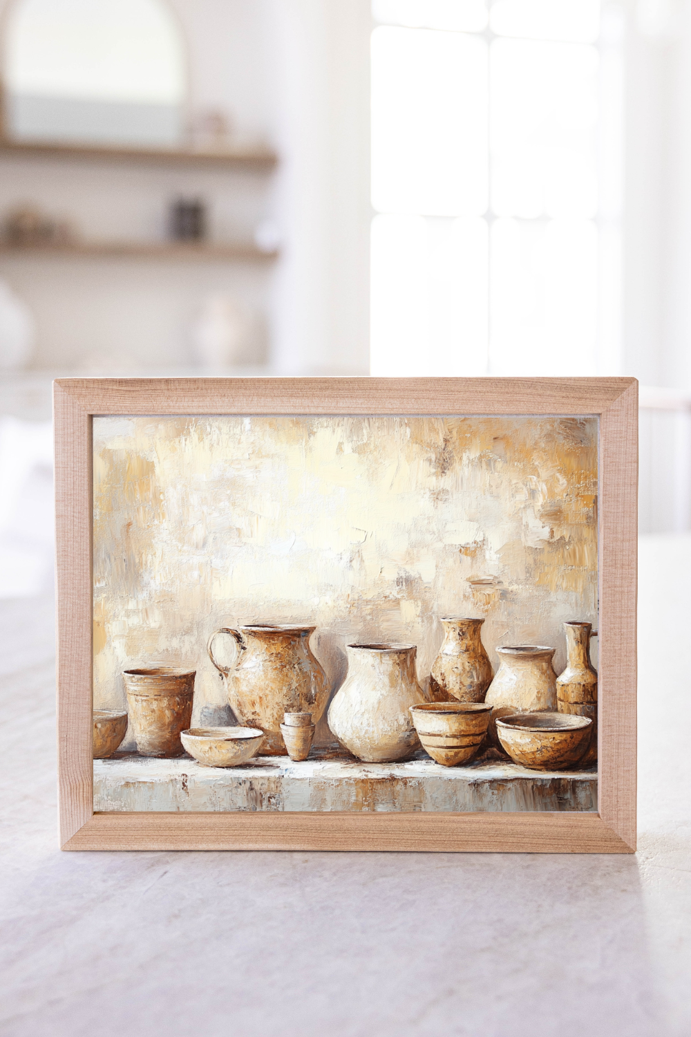 Vintage Atelier Pots Framed Art | 041