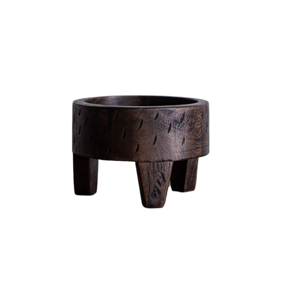 Vintage Inspired Wooden Bowl Riser By Luxe B Co. 