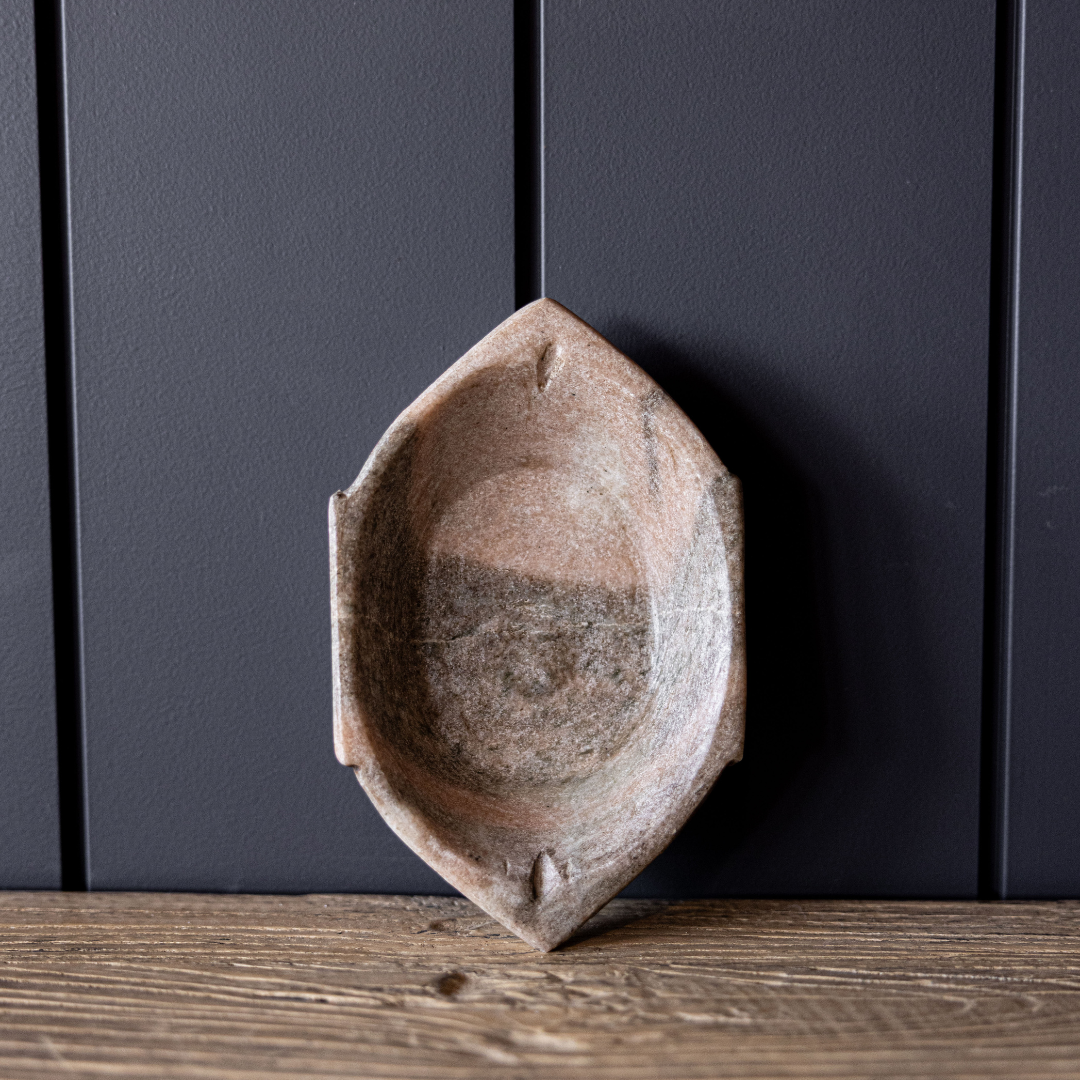Vintage Marble Beige Bowl | By Luxe B Co.