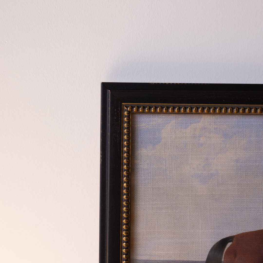 Vintage Off to the Races Framed Art By Luxe B Co. 