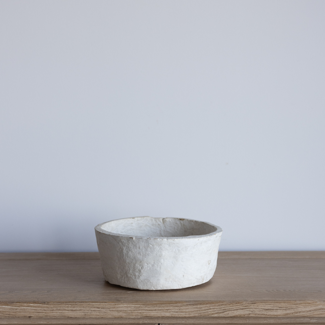 Vintage Paper Mache Pot Set of 3 | By Luxe B Co