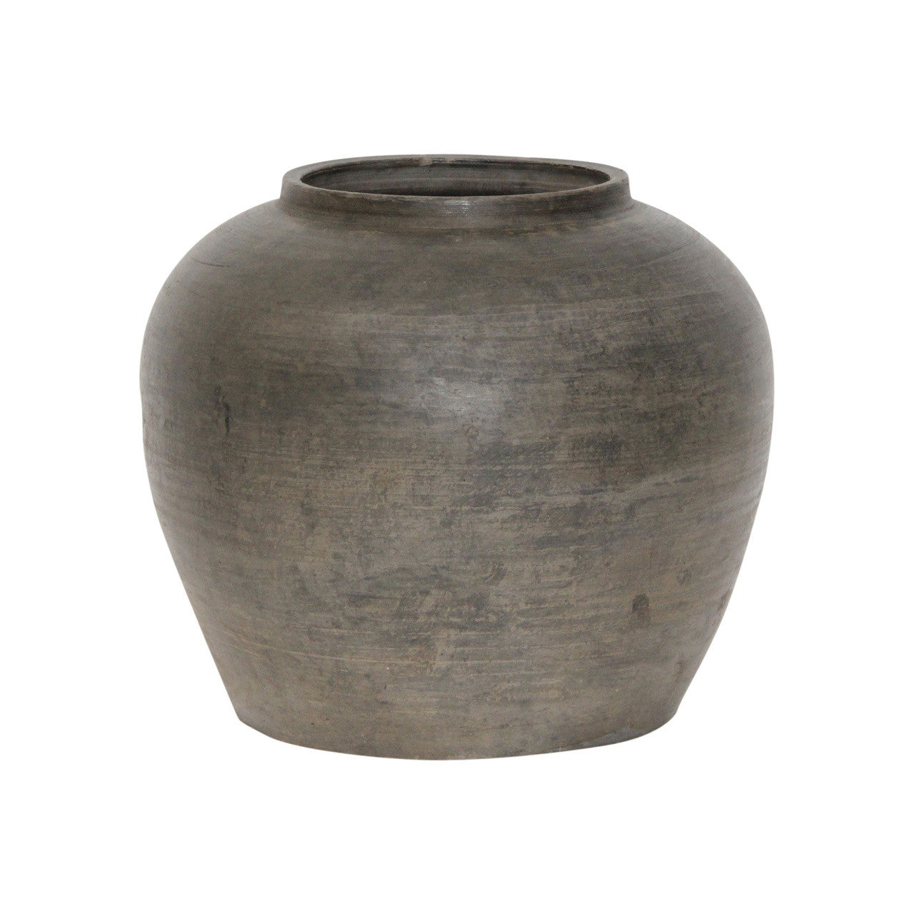 Vintage Pottery Pot Charcoal | By Luxe B Co.