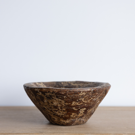 Vintage Wooden Bowl | By Luxe B Co