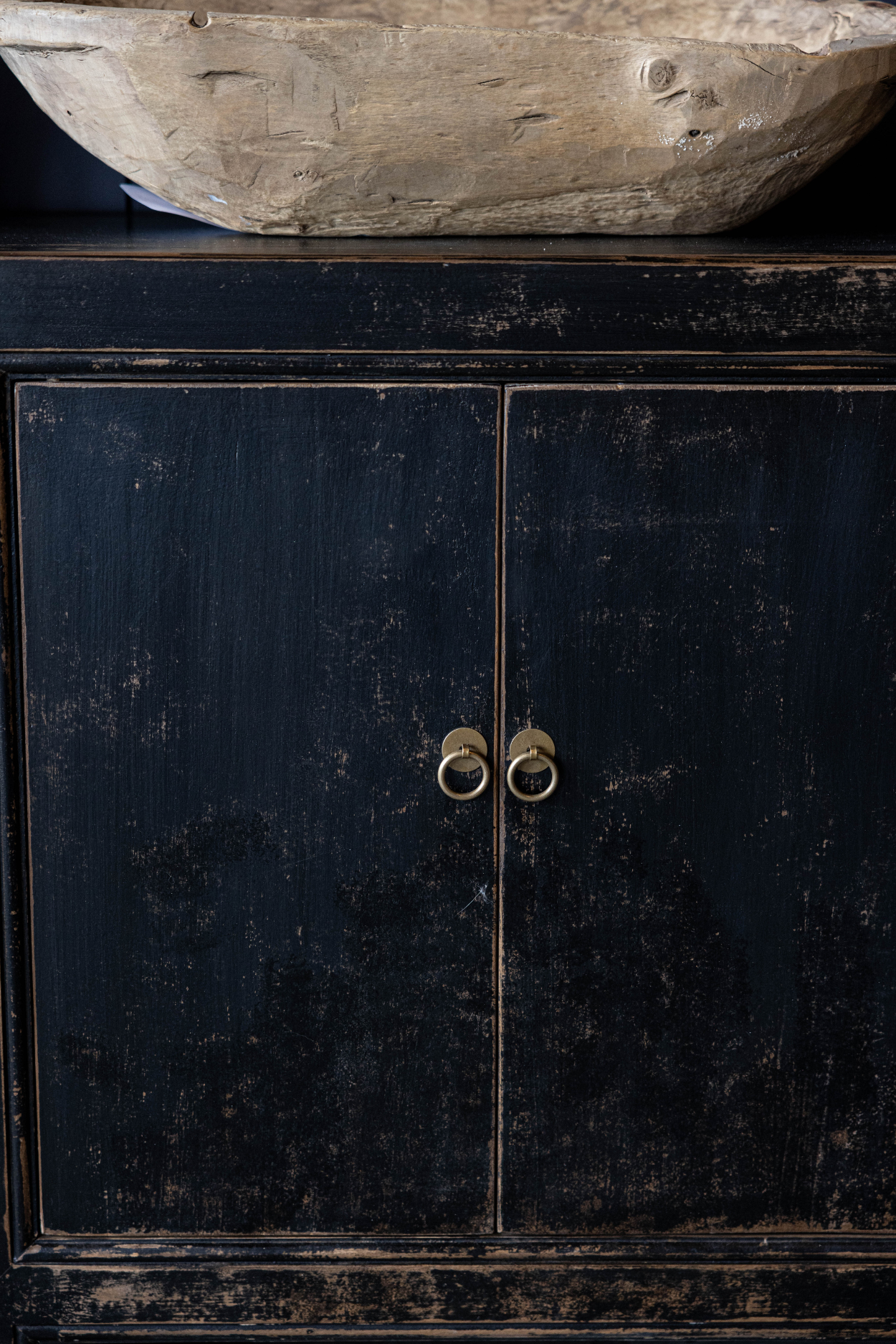 Visalia Reclaimed Elm Wood Console Table Grand | By Luxe B Co.