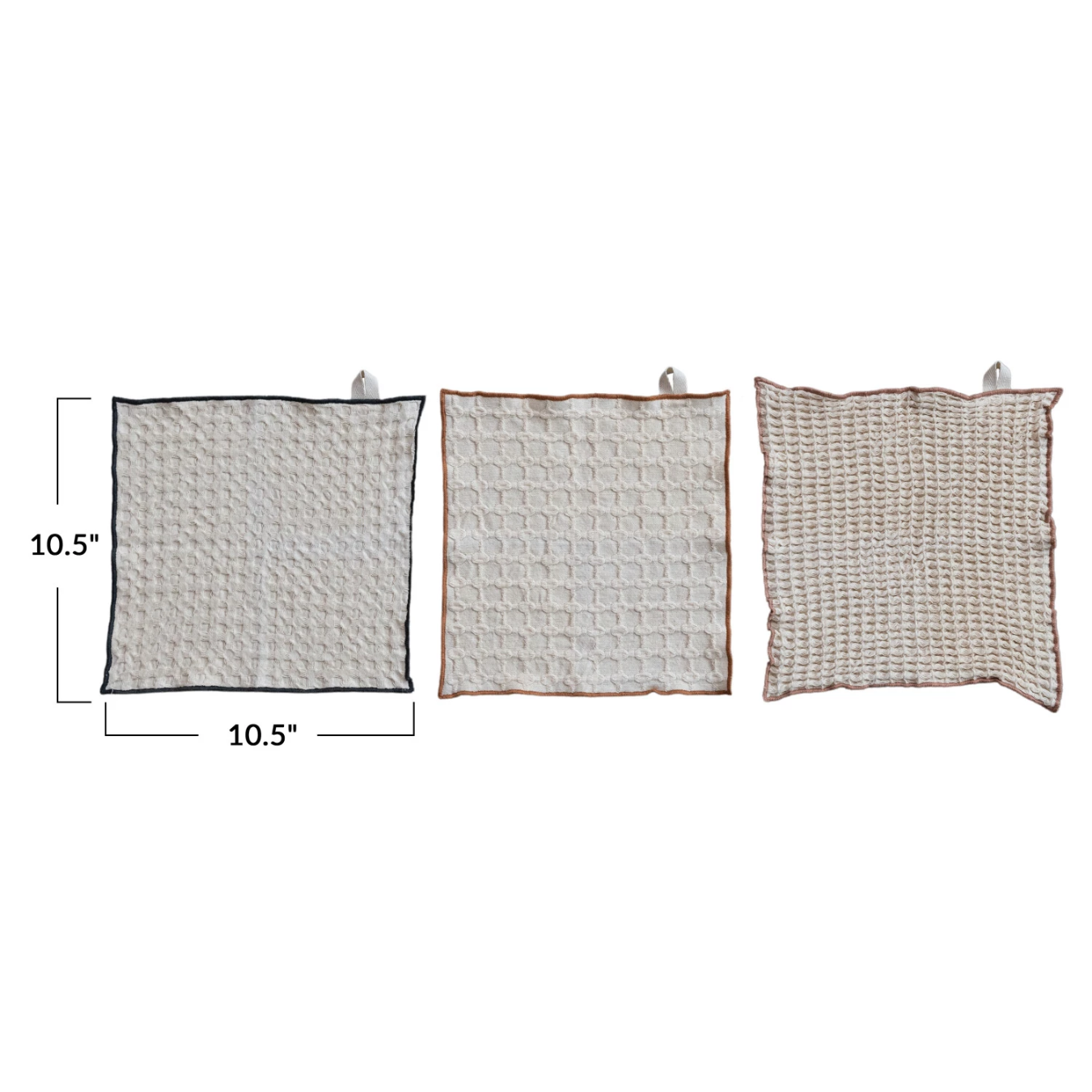 Waffle Weave Square Dish Cloths | By Luxe B Co. 