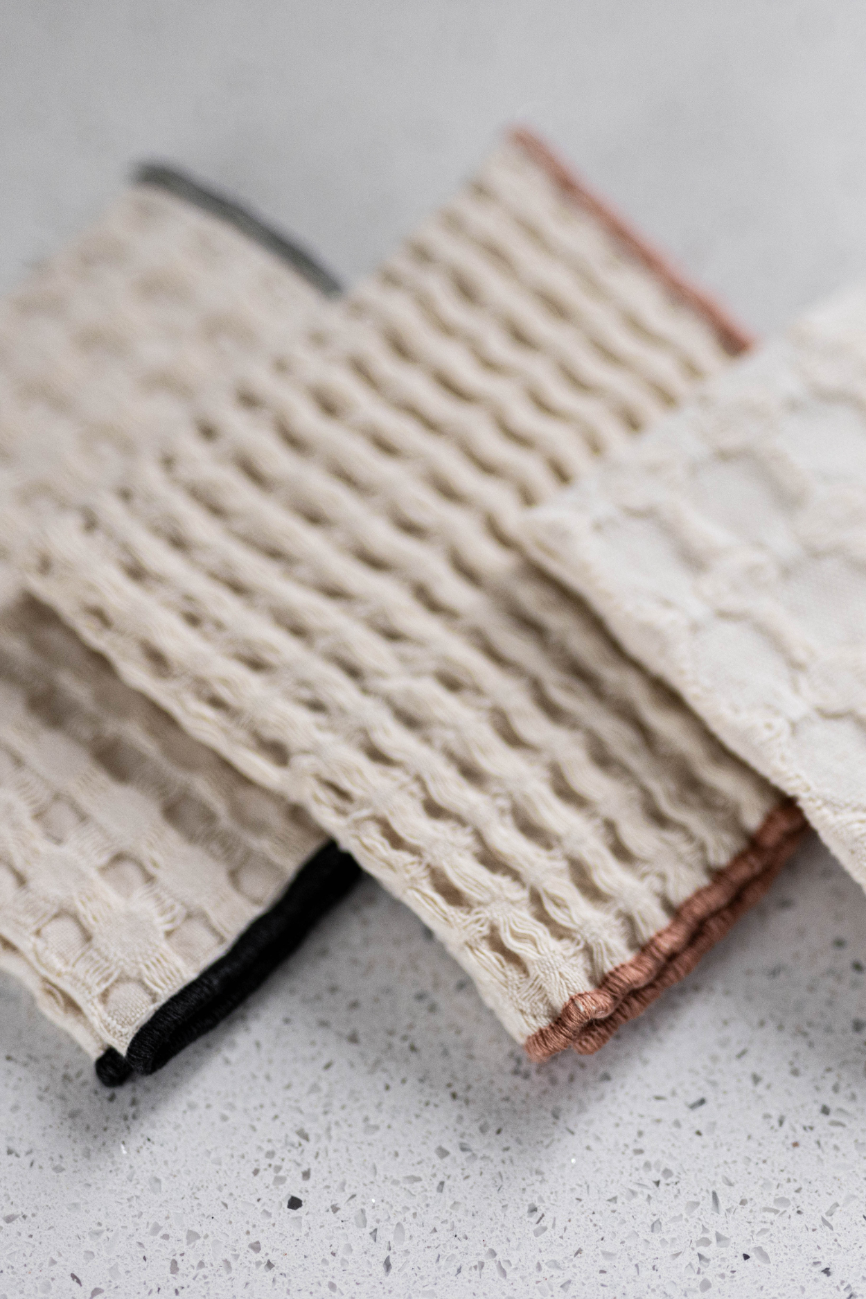 Waffle Weave Square Dish Cloths | By Luxe B Co. 