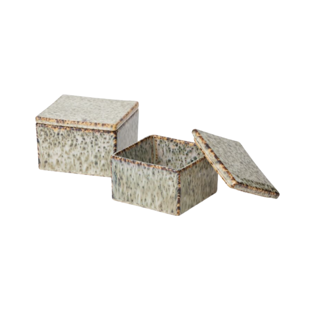 Whisper Ceramic Lidded Box | By Luxe B Co. 