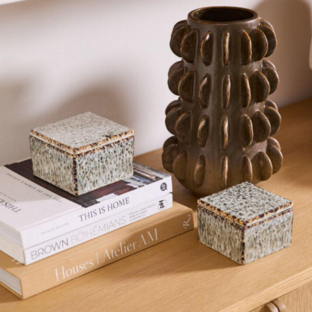 Whisper Ceramic Lidded Box | By Luxe B Co. 