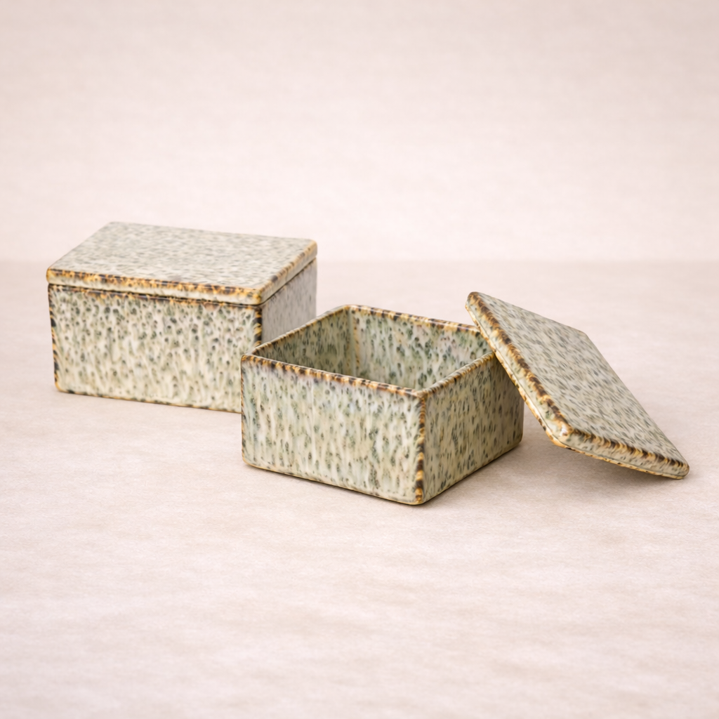 Whisper Ceramic Lidded Box | By Luxe B Co. 