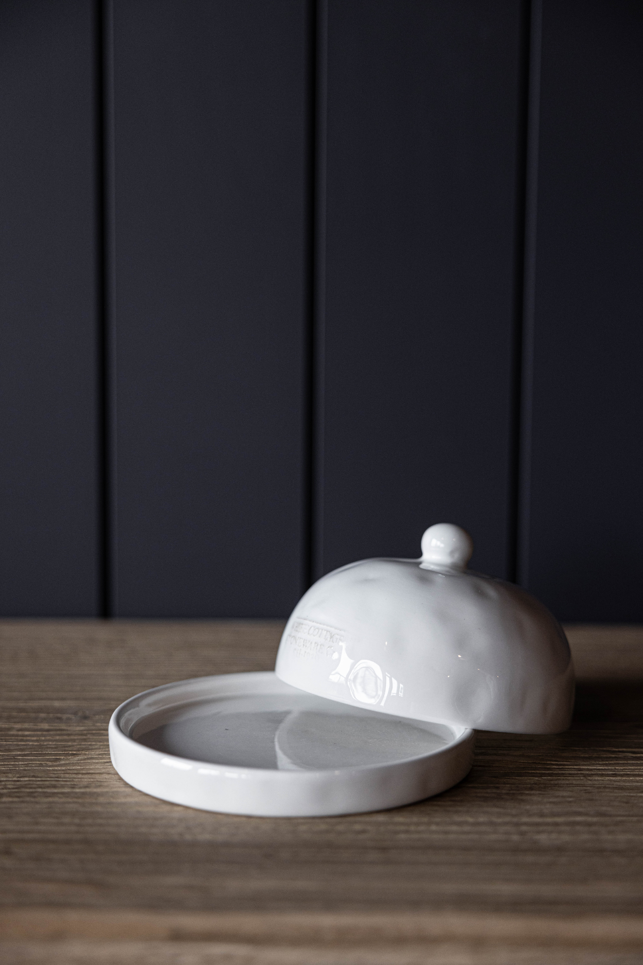 White Cottage Mini Butter Dish | By Luxe B Co. 