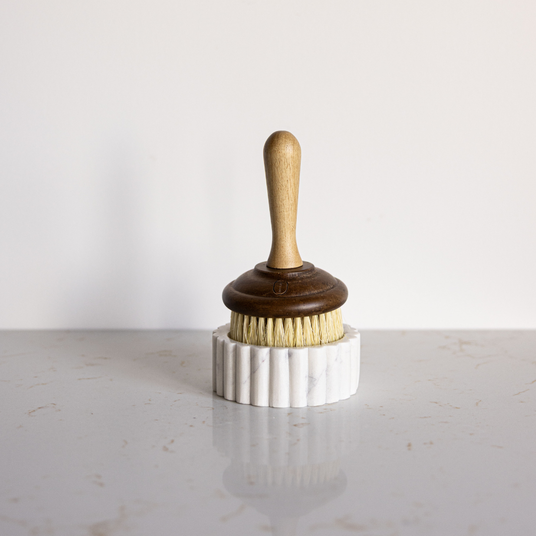 White Marble Fluted Soap Dish | By Luxe B Co.