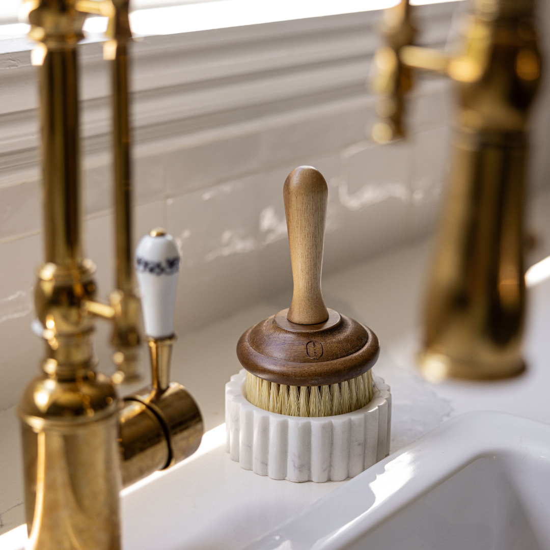 White Marble Fluted Soap Dish | By Luxe B Co.