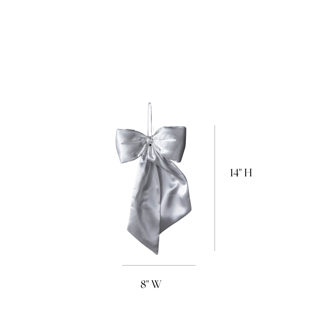 White Satin Bows | By Luxe B Co.