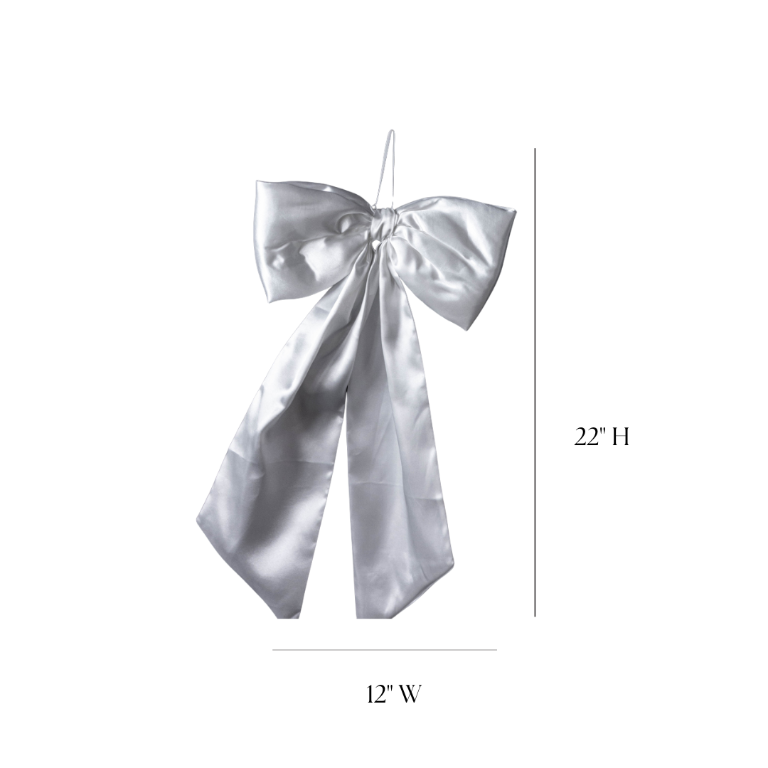 White Satin Bows | By Luxe B Co.