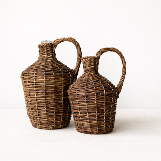Willow Wrapped Jug | By Luxe B Co. 
