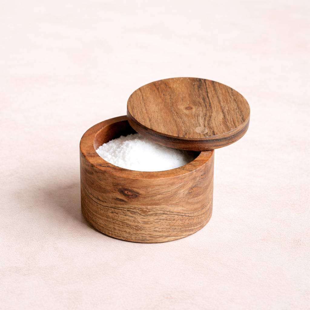 Wood Salt Cellar | By Luxe B Co. 