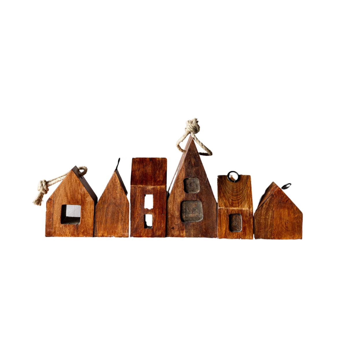 Wooden Holiday Village Houses | By Luxe B Co. 