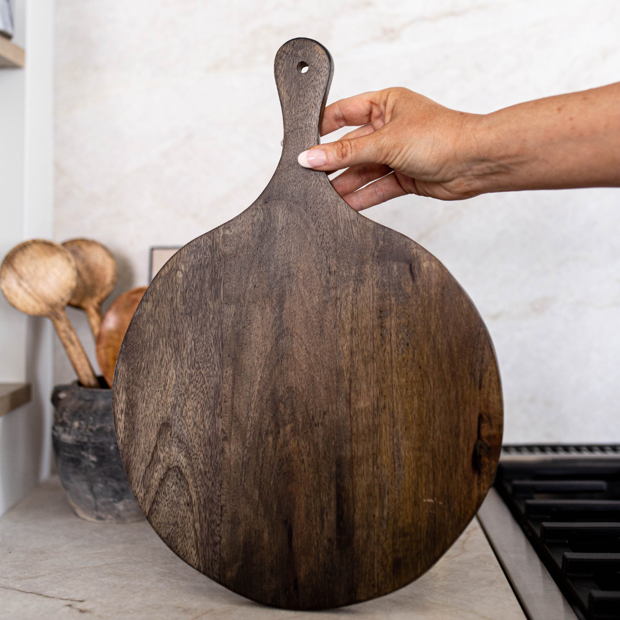 Wooden Earthy Platter | By Luxe B Co. 