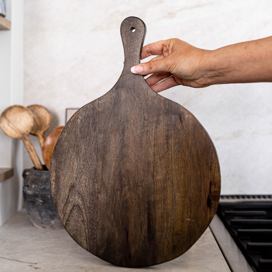 Wooden Earthy Platter | By Luxe B Co. 