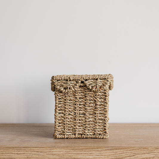 Woven Seagrass Tissue Box Cover | By Luxe B Co.