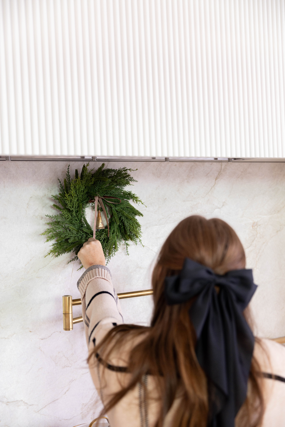 Brown Velvet Ribbon Holiday Decor | By Luxe B Co.