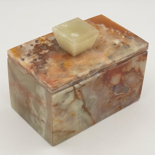 Onyx Box with lid - 3" x 5" - Luxe B Co