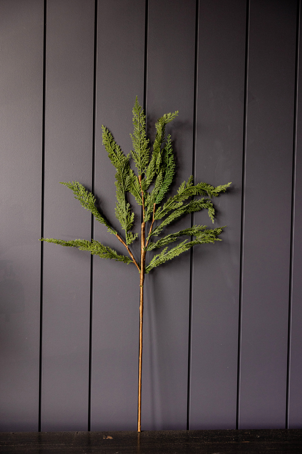 Cypress Pine Real Touch Green Faux Stem