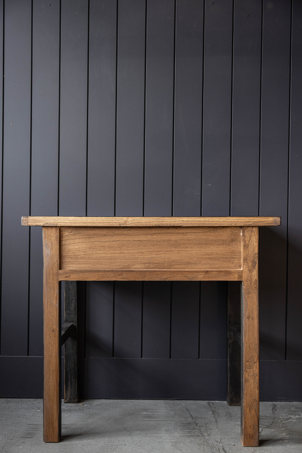 Palmdale Black Wash Elm Wood 2 Drawer Console Table